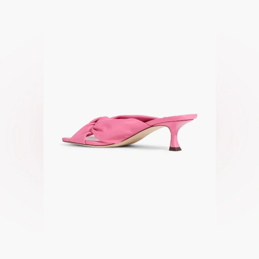 Jimmy Choo Avenue 50 Twisted Leather Mules - Picture 3 of 10